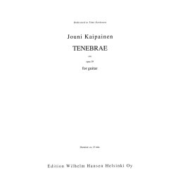 Jouni Kaipainen: Tenebrae Op.39 (Guitar)