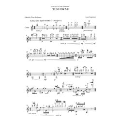 Jouni Kaipainen: Tenebrae Op.39 (Guitar)