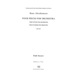 Hans Abrahamsen: Four Pieces For Orchestra