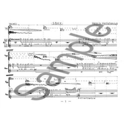 Henrik Hellstenius: Sokk - A Piece for Accordion and Tape