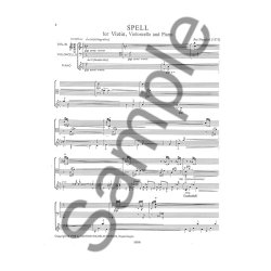 Per N&oslash;rg&aring;rd: Spell (Violin, Cello and Piano)