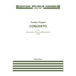 CONCERTO FOR SAXOPHONE, PIANO AND ORCHESTRA
