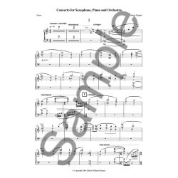 CONCERTO FOR SAXOPHONE, PIANO AND ORCHESTRA