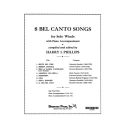 Eight Bel Canto Songs For Solo Winds