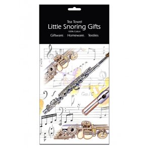 Little Snoring Gifts: Tea Towel (Flute)