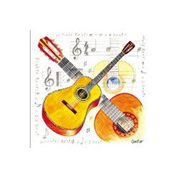 Little Snoring Gifts: Fridge Magnet - Guitar