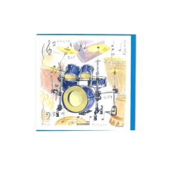 Little Snoring Gifts: Notelets Pack Of Five &ndash; Drum Design