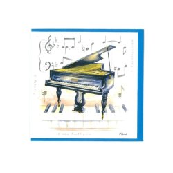 Little Snoring Gifts: Notelets Pack Of Five &ndash; Piano Design