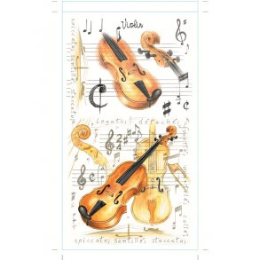 Little Snoring Pocket Notepad: Violin