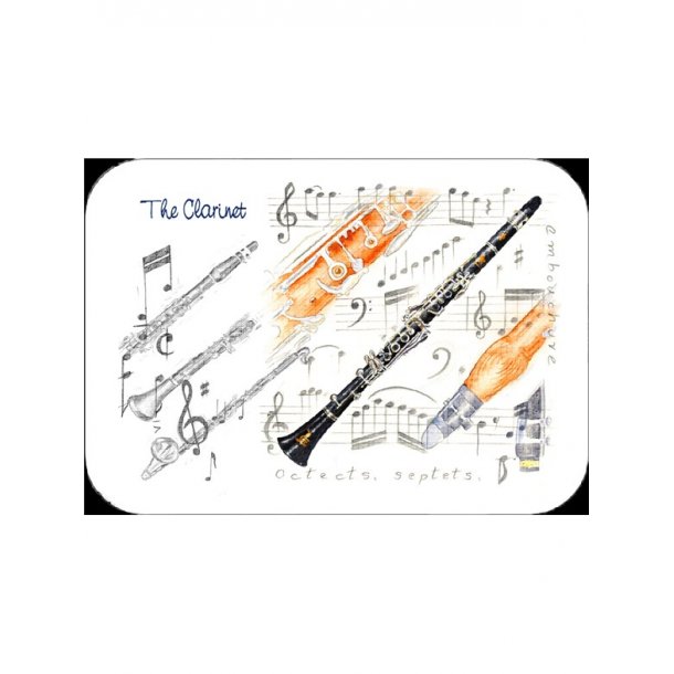 Little Snoring Gifts: Clarinet Placemat - Pack Of 4