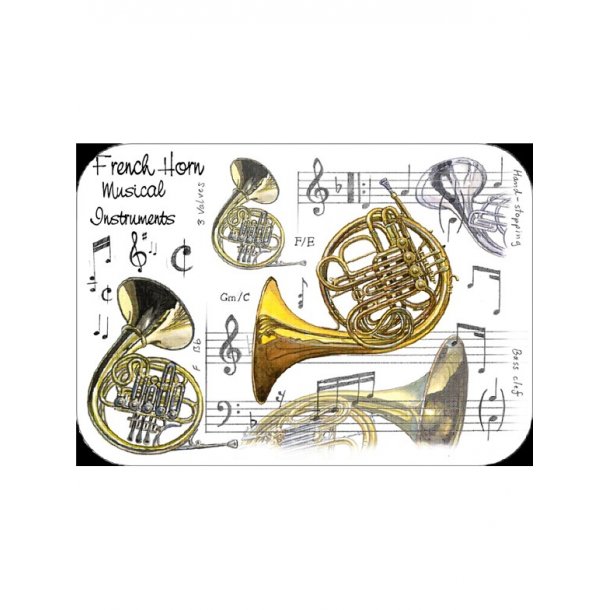 Little Snoring Gifts: French Horn Placemat - Pack Of 4