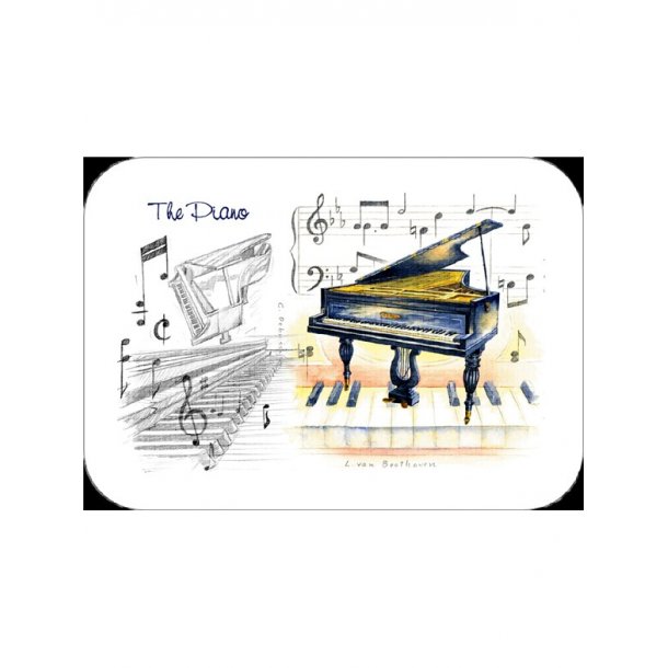 Little Snoring Gifts: Piano Placemat - Pack Of 4