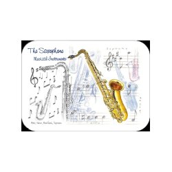 Little Snoring Gifts: Saxophone Placemat - Pack Of 4