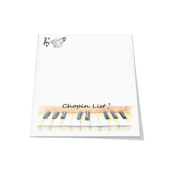 Little Snoring Gifts: Slant Pad - Chopin List