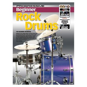 Prog Beginner Rock Drums Bk/Cd/2dvd