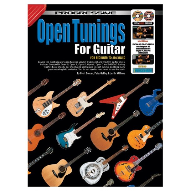 Progressive Open Tunings Gtr Bk/Dvd