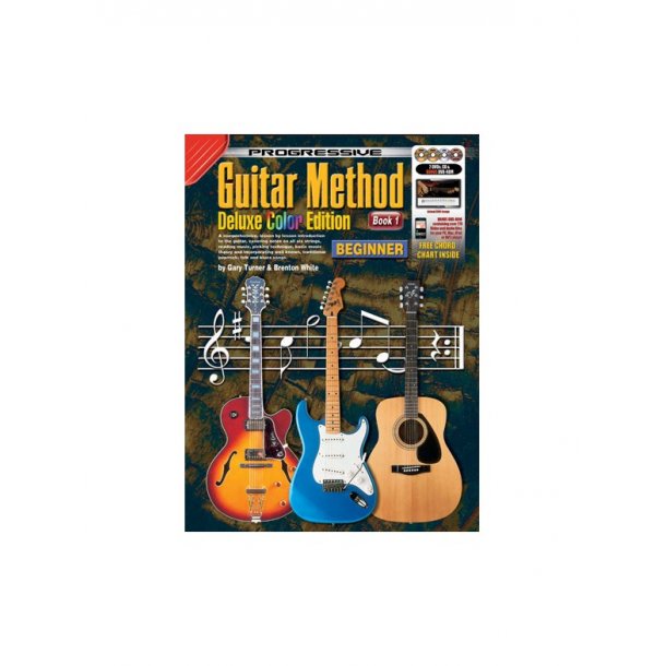 Prog Gtr Meth 1 Delx Gtr Bk/Cd/2dvd