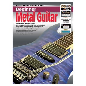 Prog Beginner Metal Gtr Bk/Cd/2dvd