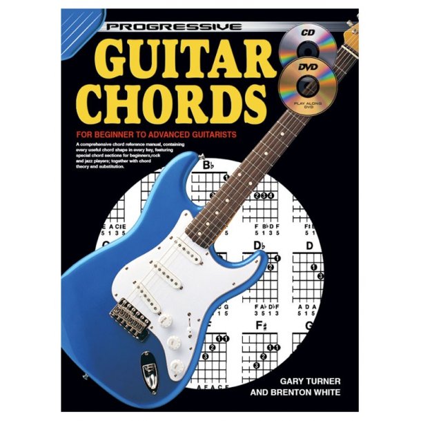 Progressive Gtr Chords Gtr Bk/Cd/Dvd