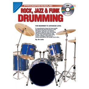 Prog Rock Jazz And Funk Drums Bk/Cd