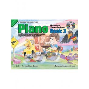 Progressive Piano Method For Young Beginners: Book 3 (Book/CD)