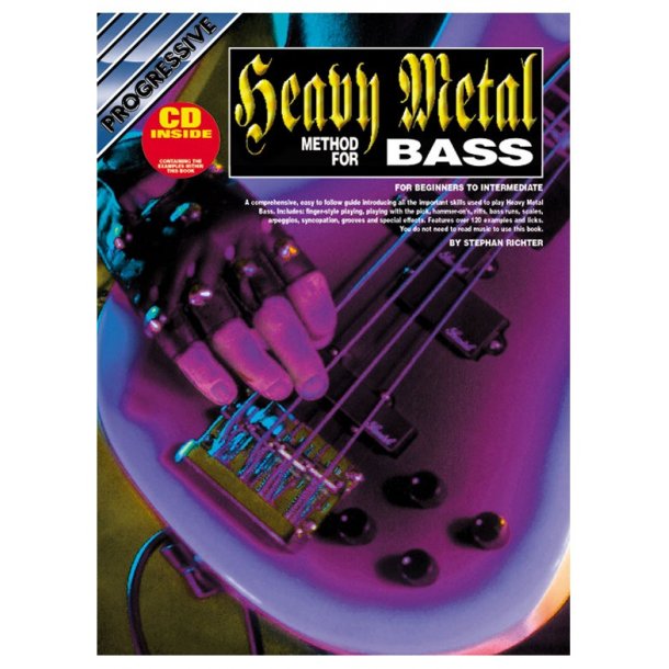 Prog Heavy Metal Bass Gtr Bk/Cd