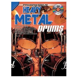 Prog Heavy Metal Drummng Drums Bk/Cd