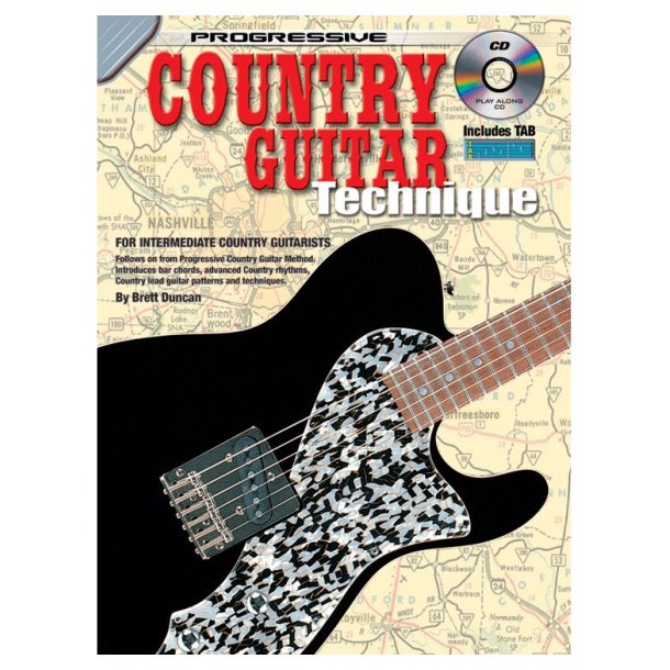 Prog Country Gtr Technique Gtr Bk/Cd