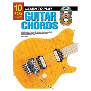 10 Easy Lessons Chords Gtr Bk/Cd/Dvd