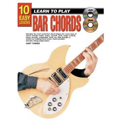 10 Easy Lssns Br Chrds Gtr Bk/Cd/Dvd