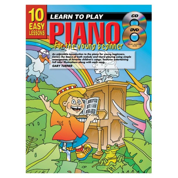 10 Easy Lessons: Piano For The Young Beginner (Book/CD/DVD)