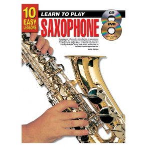 10 Easy Lessons Ltp Sax Bk/Cd/Dvd