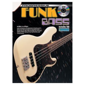 Progressive: Funk Bass (Book/CD)