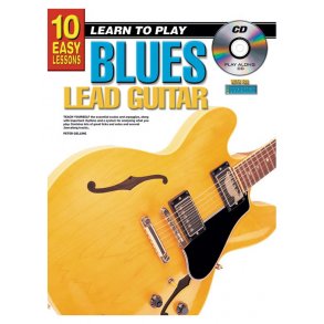 10 Easy Lessons Blues Lead Gtr Bk/Cd