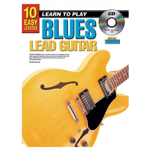 10 Easy Lessons Blues Lead Gtr Bk/Cd