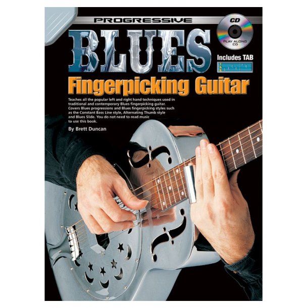 Prog Blues Fingerpicking Gtr Bk/Cd