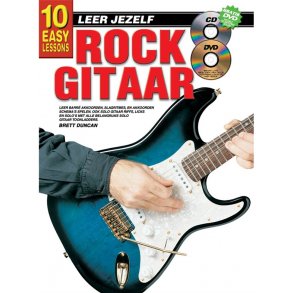10 Easy Lessons Leer Jezelf Rock Gitaar Book/Cd/Dvd Dutch