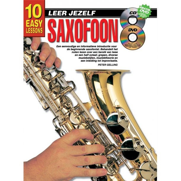 10 Easy Lessons Leer Jezelf Saxophone Book/Cd/Dvd Dutch