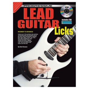 Progressive Lead Gtr Licks Gtr Bk/Cd