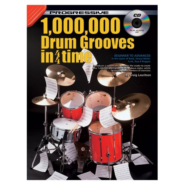 Prog 1000000 Grooves Drums Bk/Cd