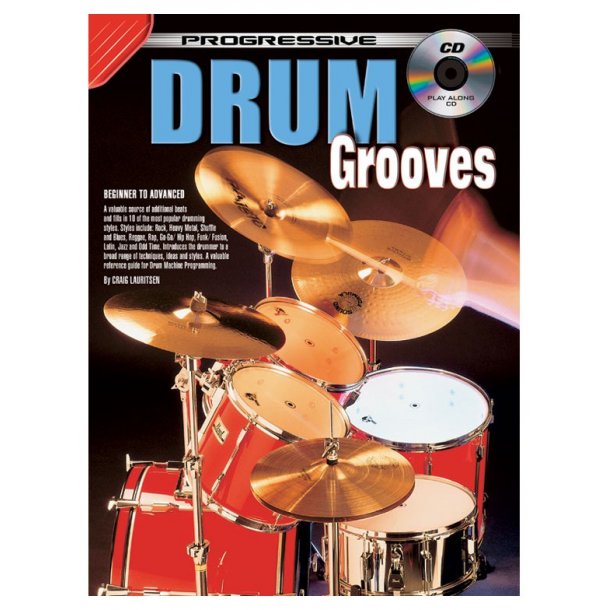 Progressive Drum Grooves Drums Bk/Cd
