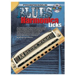 Progressive Blues Licks Harm Bk/Cd