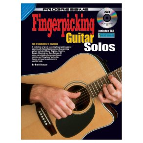 Prog Fingerpicking Solos Gtr Bk/Cd