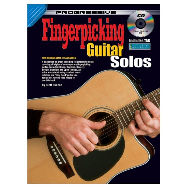 Prog Fingerpicking Solos Gtr Bk/Cd