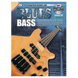 Progressive Blues Bass Bgtr Bk/Cd