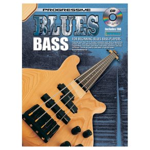 Progressive Blues Bass Bgtr Bk/Cd