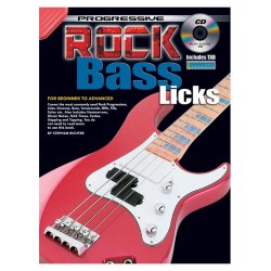 Progressive Rock Bss Lcks Bgtr Bk/Cd