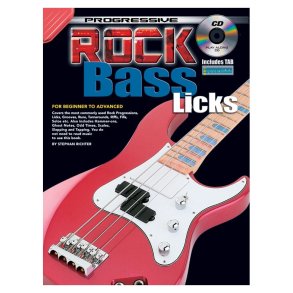 Progressive Rock Bss Lcks Bgtr Bk/Cd