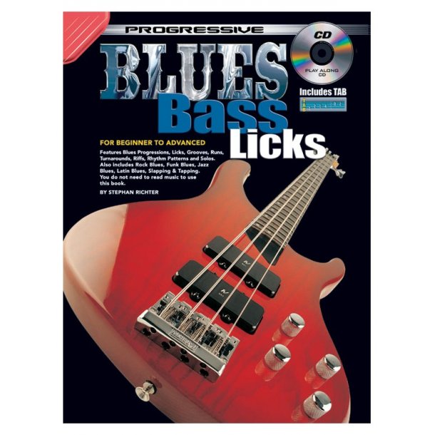 Progressive Blues Licks Bgtr Bk/Cd