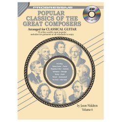 Prg Pp Clsscs Grt Cmpsrs 6 Gtr Bk/Cd